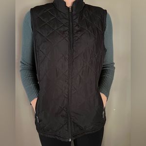 Black Relativity vest, size petite large